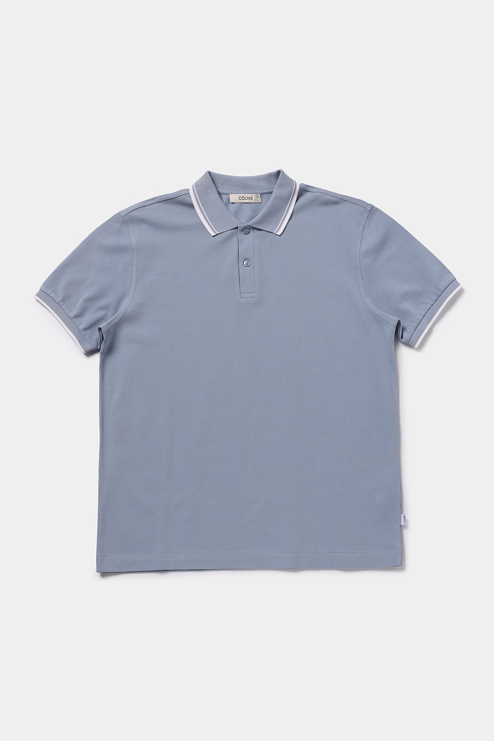 COLIN'S, Tricou polo uni, Albastru inchis, XL