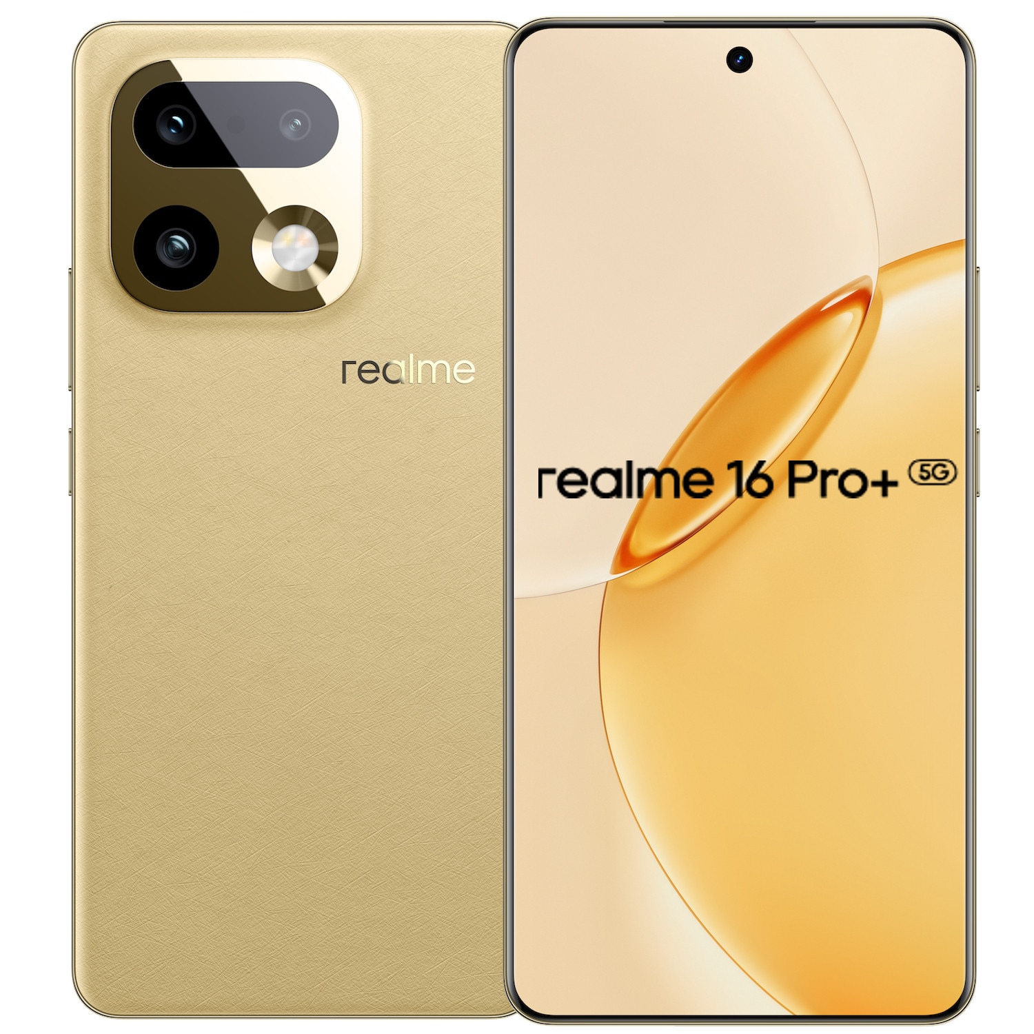 Telefon mobil realme 16 Pro+, 512GB, 12GB RAM, 5G, Master Gold