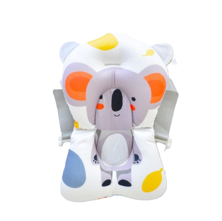 Suport textil baie pentru bebelusi GHEMOTOC®, pernuta universala, cu carlige pentru prindere de marginea caditei