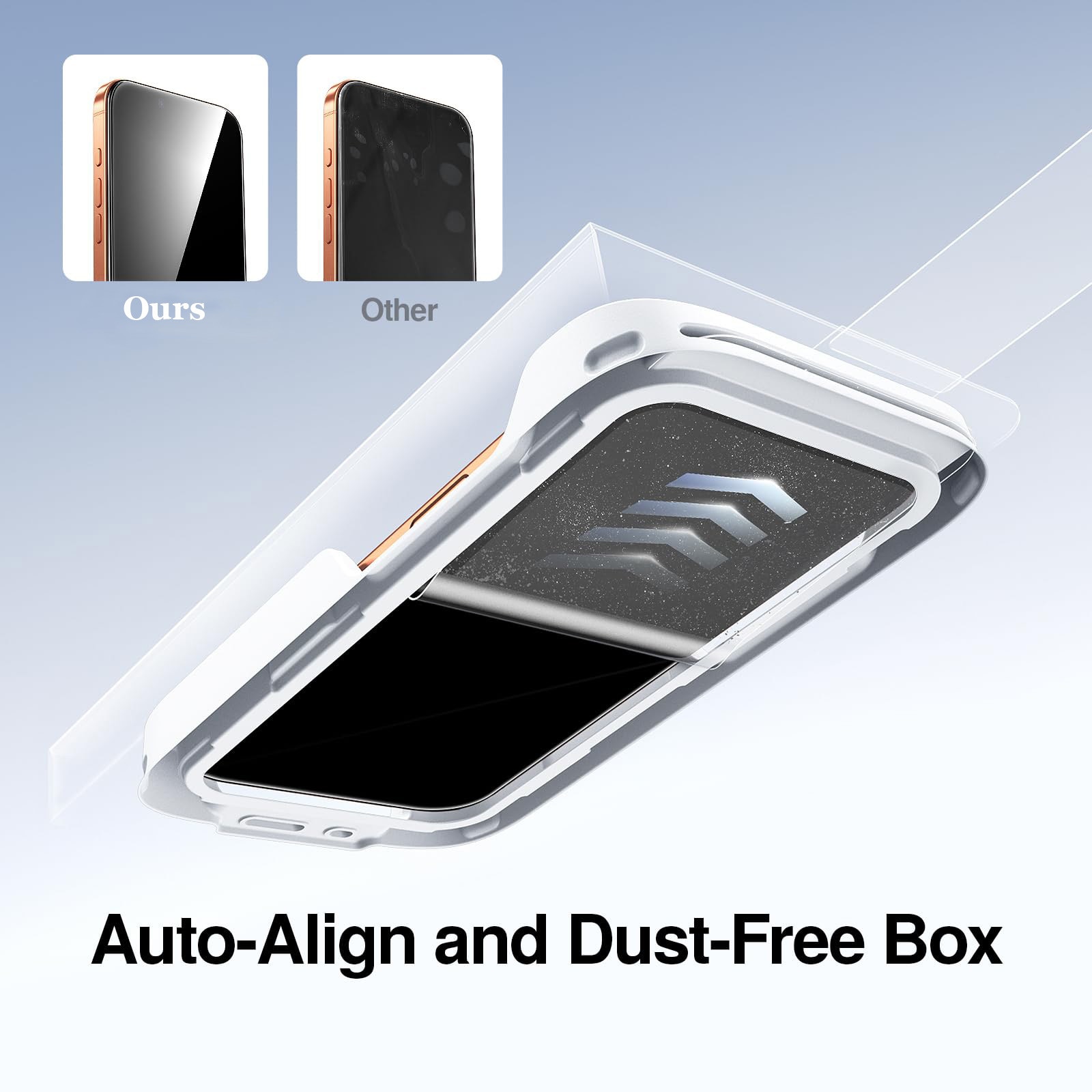 Set 2 Folie Sticla pentru iPhone 17 Oein® – Sticla Securizata 9H+, Kit Instalare Automata Anti-Praf Rapid, Tratament Oleofob Electronic, Anti-Amprenta, Sensibilitate Touch Avansata, Acoperire Completa Compatibila cu Husa