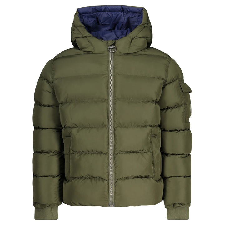 Geaca copii, North Sails, verde, baieti