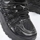 Pantofi Sport De Dama, Cu insertii de plasa, D1475, Negru 36