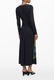 Rochie lunga, Desigual, negru, XS INTL