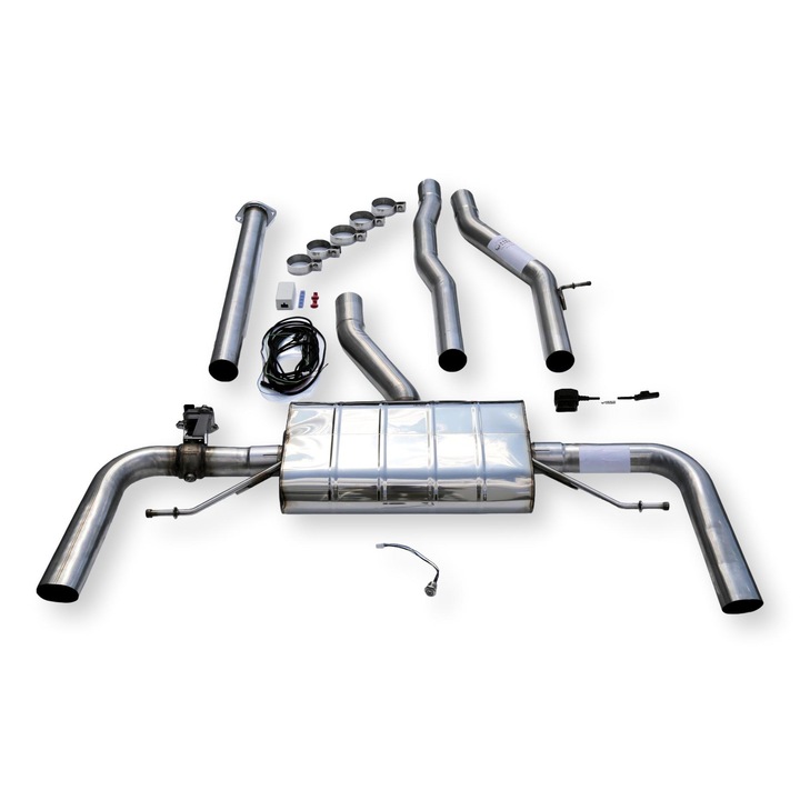 Sistem de evacuare sport Heico pentru Volvo XC90, inox, cu clapeta de control, nou