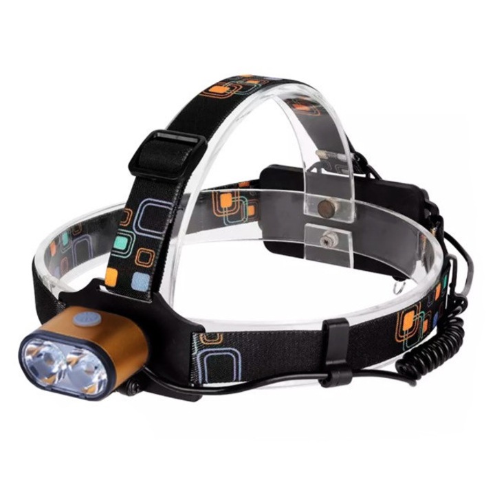 Начелник BL K28 с 2 LED USB зареждане и 3 режима на осветление