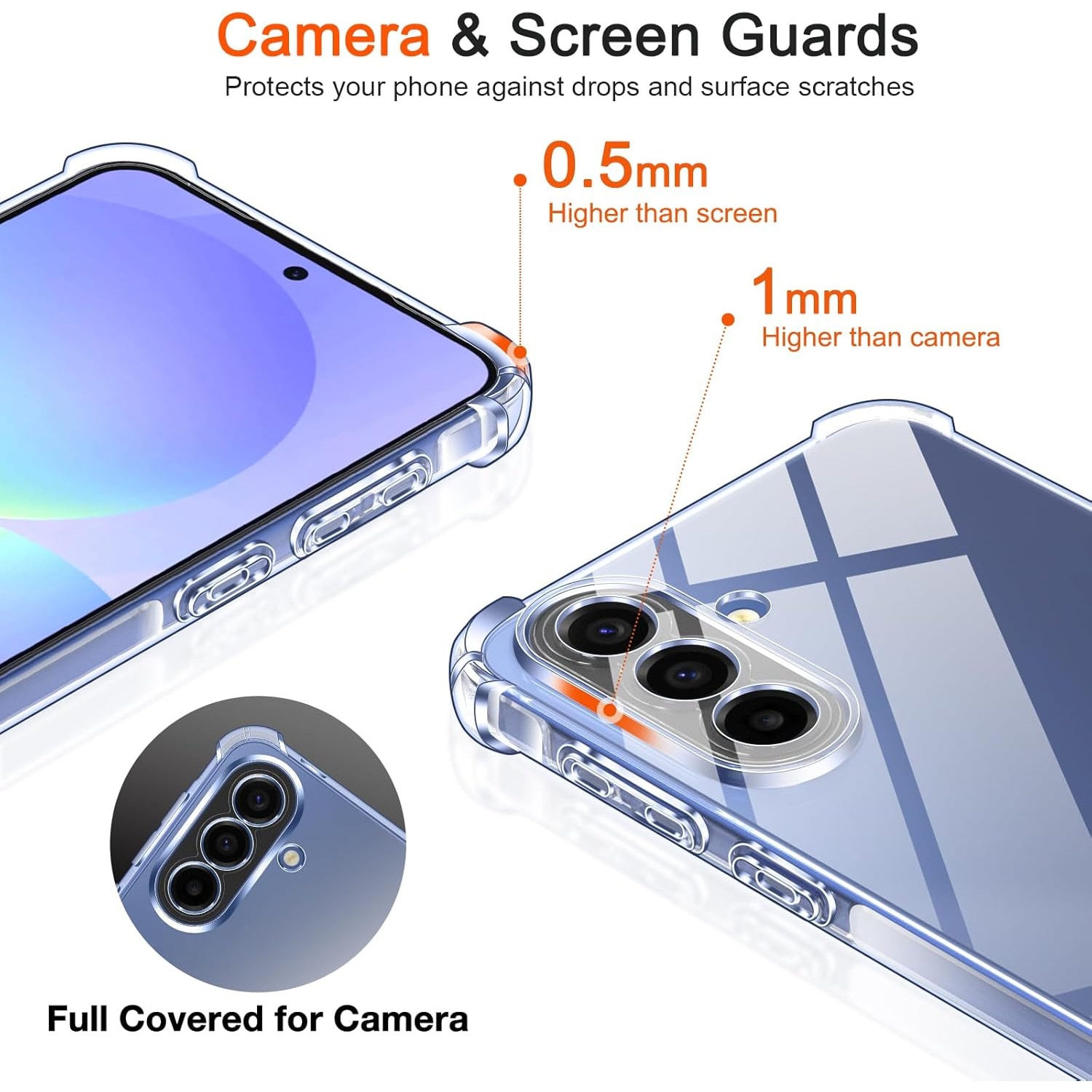Husa Anti soc, transparenta compatibila cu Samsung Galaxy A57