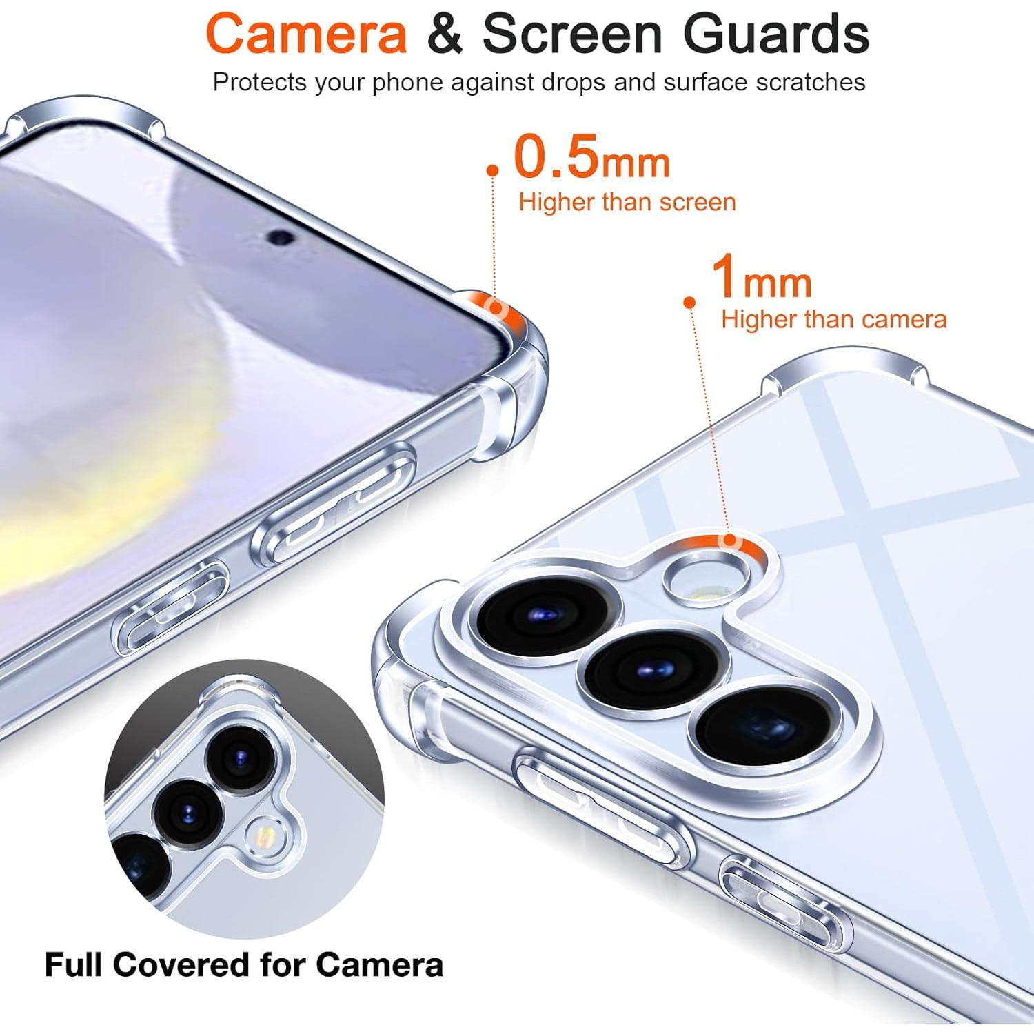 Husa Anti soc, transparenta compatibila cu Samsung Galaxy S26