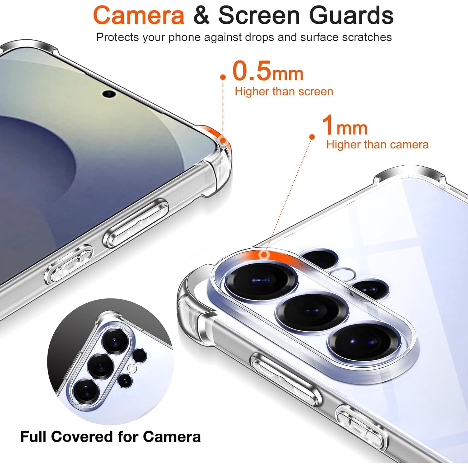 Husa Anti soc, transparenta compatibila cu Samsung Galaxy S26 Ultra