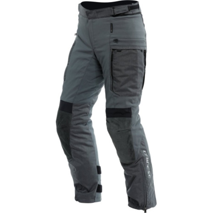 Pantaloni moto Dainese Springbok 3L, impermeabili, Pro Armor, gri, mărimea 54