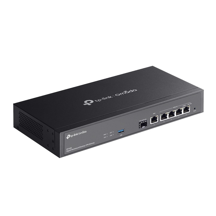 Router VPN TP-Link ER7406, 6 porturi Gigabit, USB 3.0, rackmount/desktop, 294x140x44mm