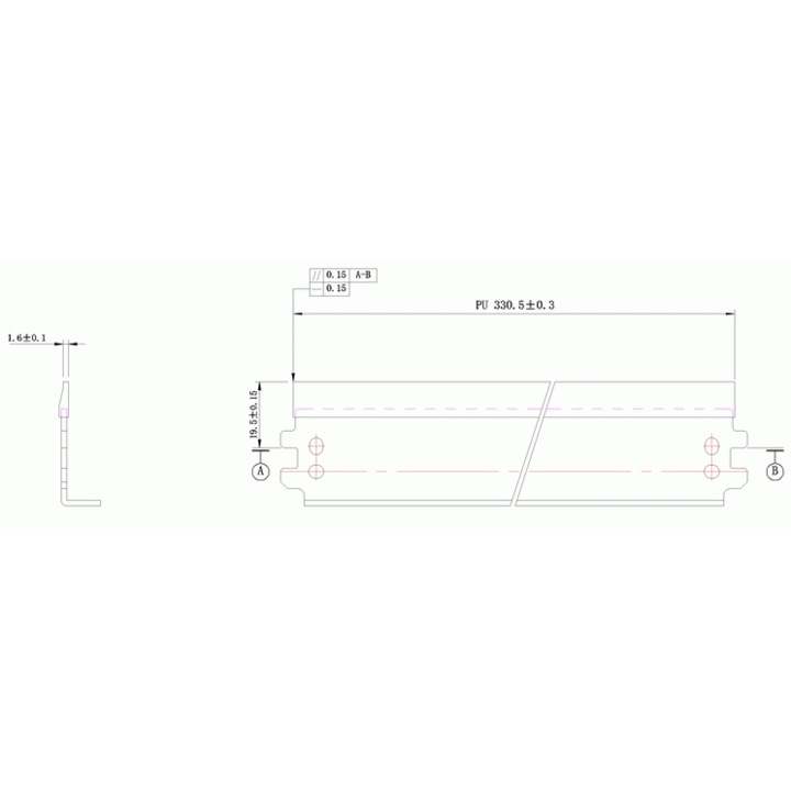 Ламела за изтриване DC Select, съвместима, ефективно почистване, 5000x5200x8100