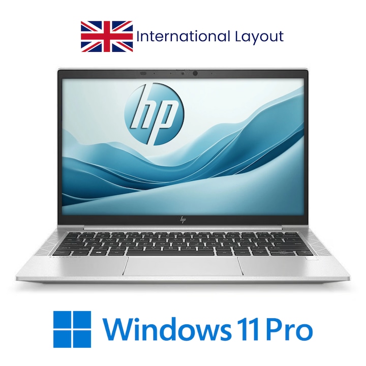 Laptop HP EliteBook 835, AMD Ryzen 5 PRO 5650U, 8GB Memory, 2000GB SSD, 13.3" FullHD, Silver, International Layout, Windows 11 Pro