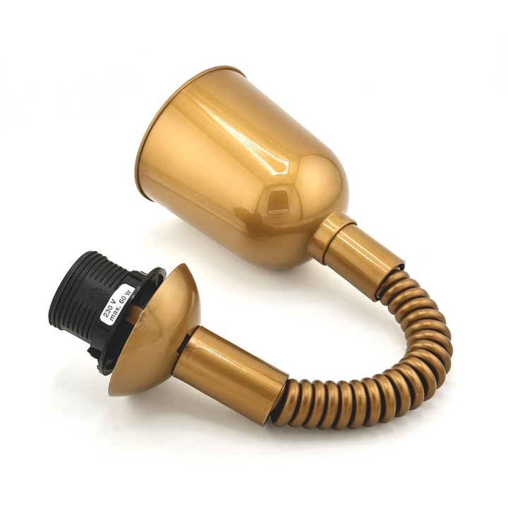 Златна висяща лампа, Orion, 43-120 см, E27, 60W