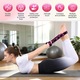 8 darabos ellenállás szalag készlet fitneszhez, Autocise, állítható fogantyúkkal, jóga, pilates és balett rugalmassághoz, nyújtáshoz és teljes testformáláshoz, fekete-lila/fekete-piros