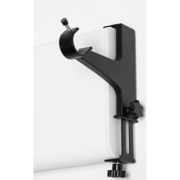 Suport reglabil pentru perdele, fara gaurire, 14.5-24cm, diametru 19/25/28mm, set 2 buc