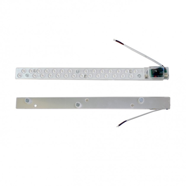 Placă LED cu magnet Lightex, 14LED, 11W, 3000K+6500K, 1680lm, 400*32*22mm