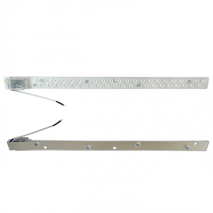Placă LED cu magnet Lightex, 20LED, 15W, 4000K, 2400lm, 520*32*22mm