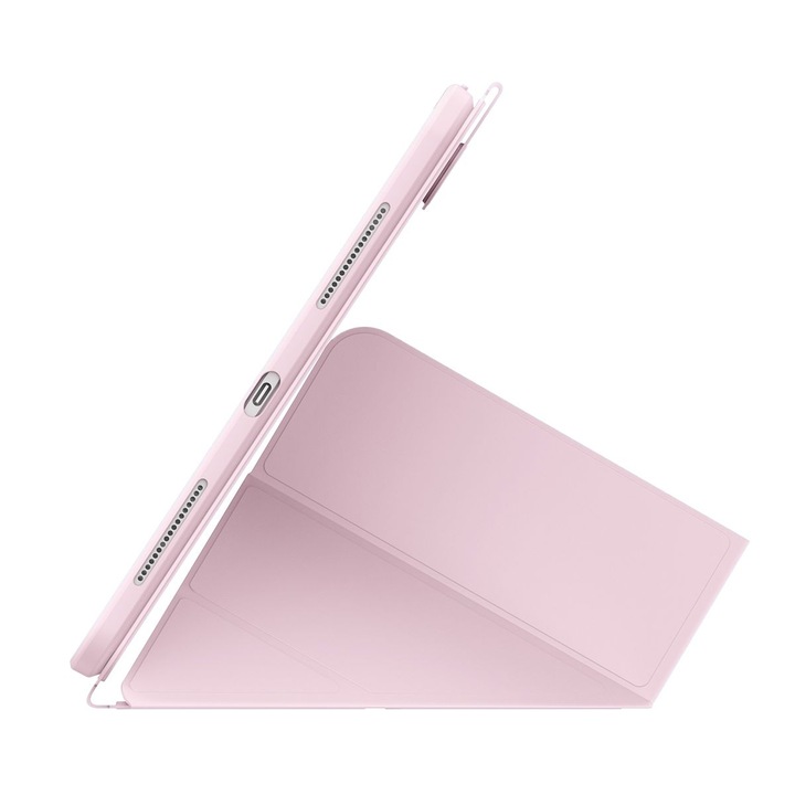 Husa pentru tableta BASEUS Magnetic Minimalist pentru iPad Air 13inch /2024/2025/ roz deschis