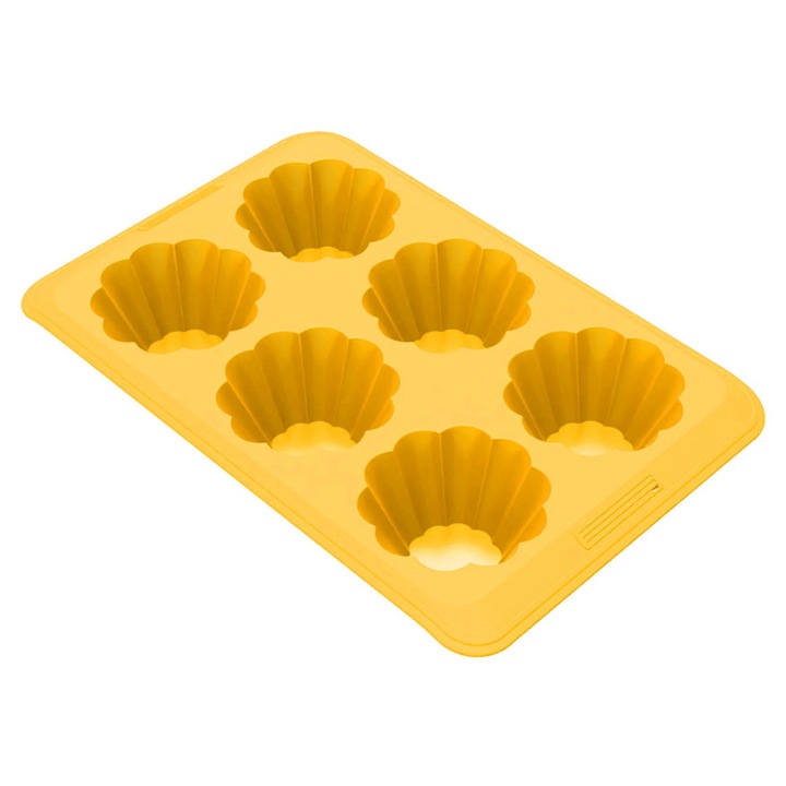 Luigi Ferrero Prima Vanilla FR-1872P muffinform, 19x29.5x4 cm, 6 darabos