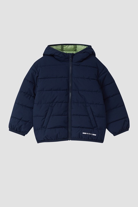 s.Oliver, Jacheta matlasata cu gluga, Bleumarin