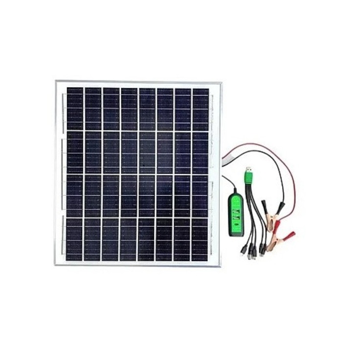 Panou solar CL 1865 fotovoltaic 55W pentru incarcare telefon acumulator dispozitive USB
