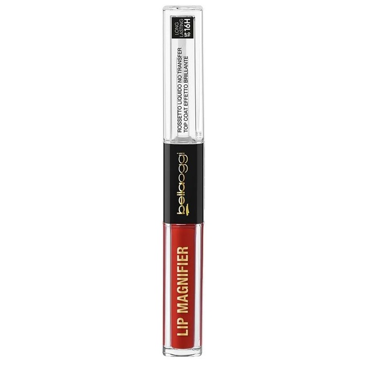 Ruj Rezistent Bellaoggi Lip Magnifier Long-Lasting Liquid Lipstick 205 Poppy Red 4.7ml