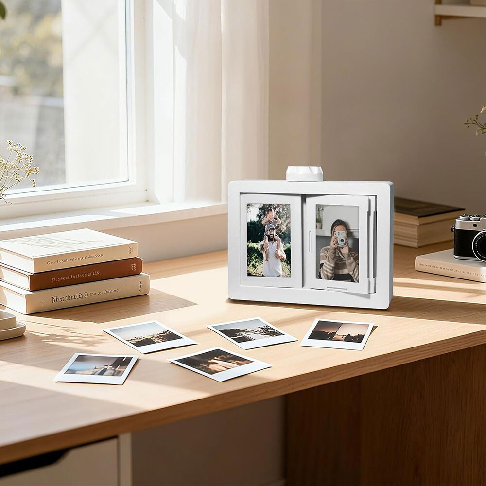 Ramca Rama 3D foto rotativa, Garsonal®, 2x3 inch, 24 poze sloturi, Este ...