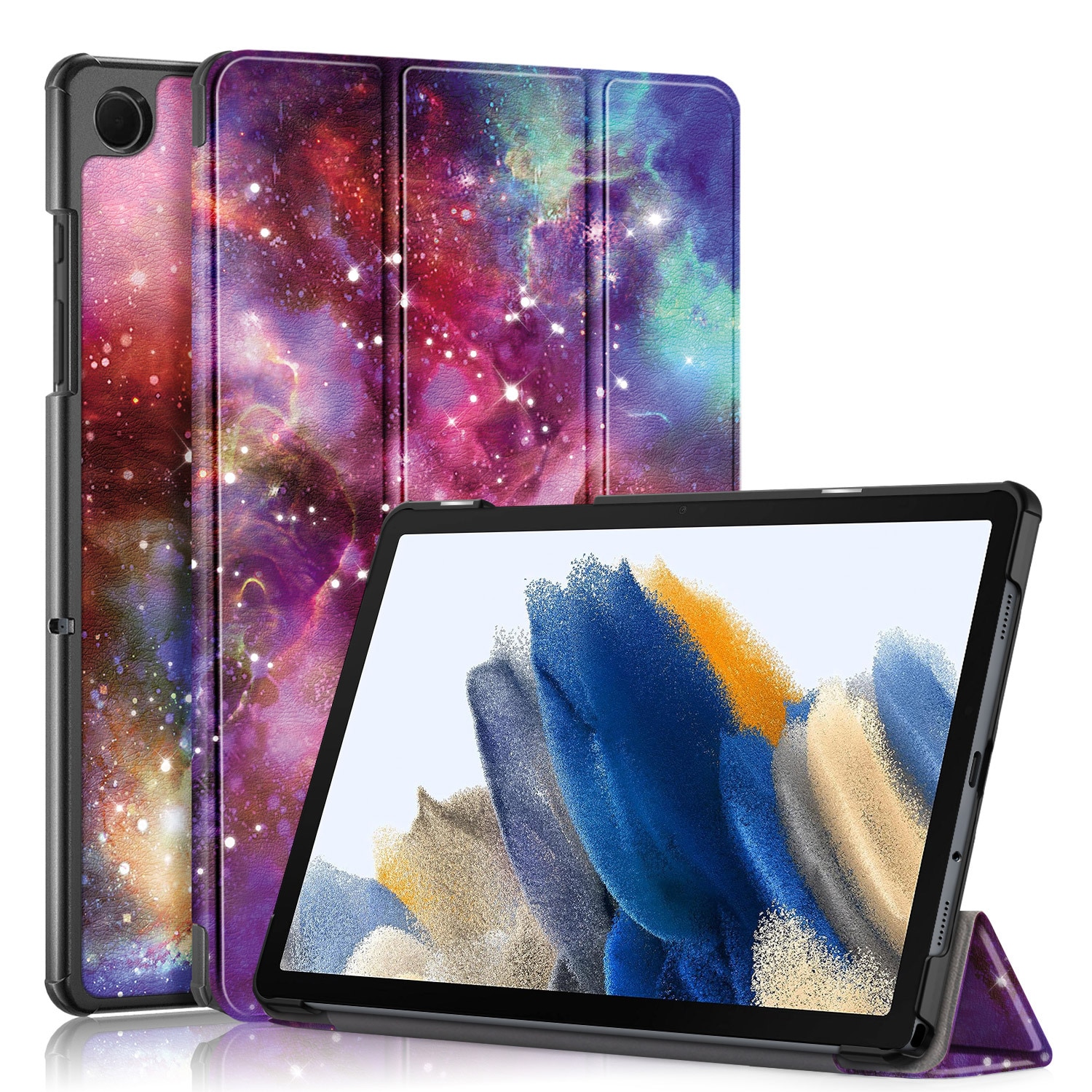 Husa de protectie trifold pentru Samsung Galaxy Tab A11 Plus / A9 Plus 11”, functie Auto Sleep/Wake, usoara, Galaxie