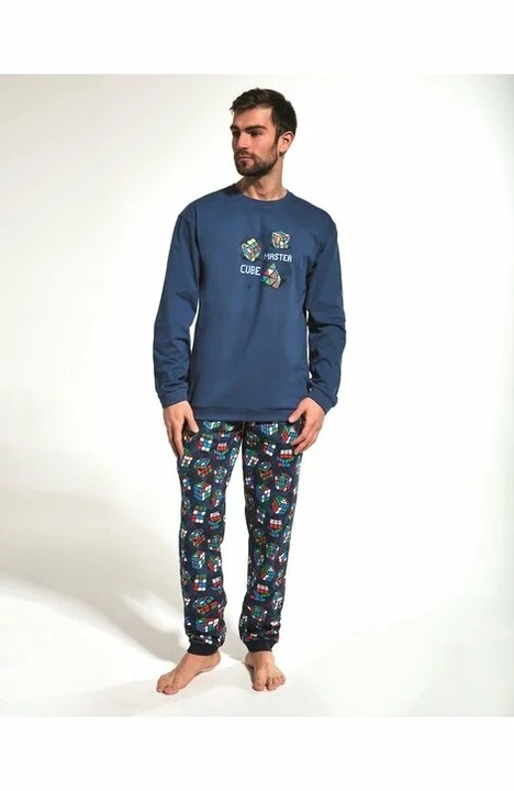 Pijama barbati Cornette colectia tata-fiu M115-158, Granat, 2XL