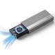 Carcasa externa pentru hard disk USB4, Garsonal, 40Gbps, 8TB, aluminiu, sistem de racire cu ventilator, compatibila Windows/Mac/Linux