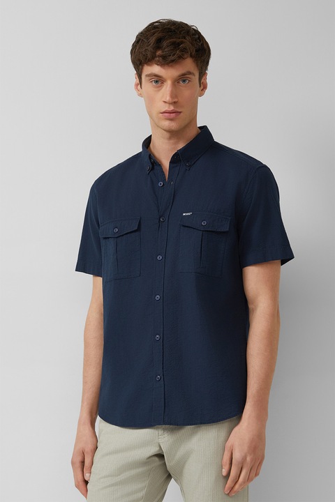 s.Oliver, Rövid ujjú ing, Tengerészkék