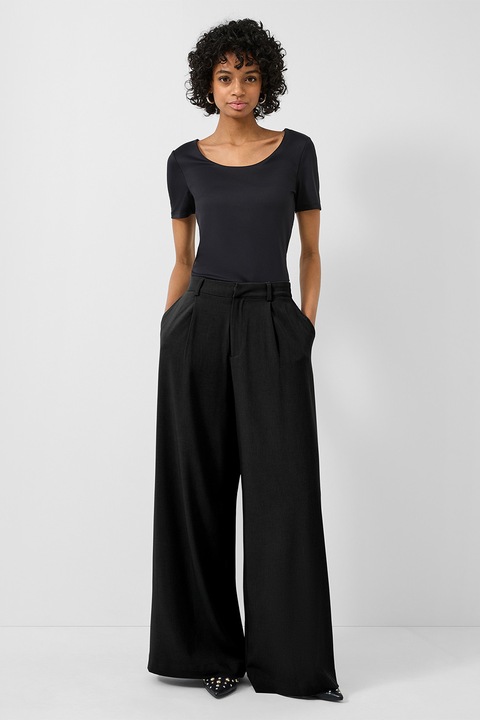QS, Панталон Palazzo, Черен