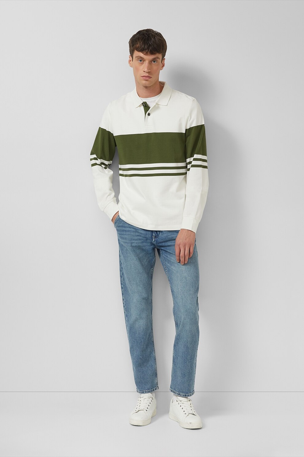 s.Oliver, Blugi regular fit cu buzunare, Albastru, W36-L32
