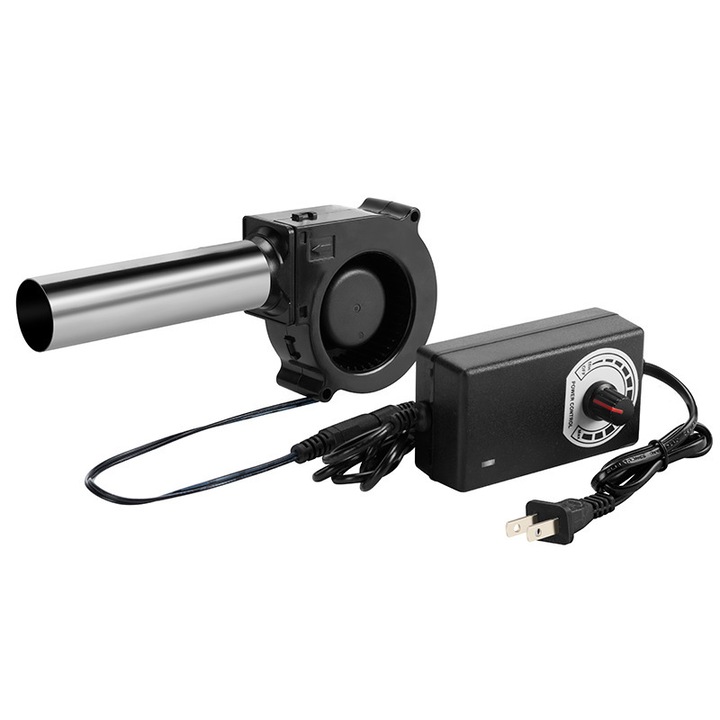 Ventilator Turbo 9733, cu alimentare ajustabila, rezistent la temperaturi ridicate, pentru modele inflatable si BBQ, 97mm