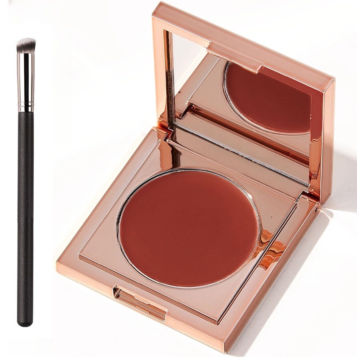 Piros korrektor karikákra, 1 darab, semlegesítő krém mély karikákra és hiperpigmentációra, hosszan tartó hidratáló professzionális ecsettel