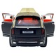 Fém makett replika Rolls Royce Cullinan fekete hanggal, fényekkel, kürt, minden nyitható 1:24