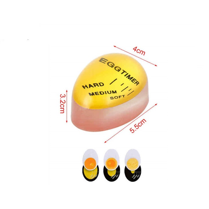 Okos tojásfőző időzítő gyanta 5.5x3.2cm Kmt Style