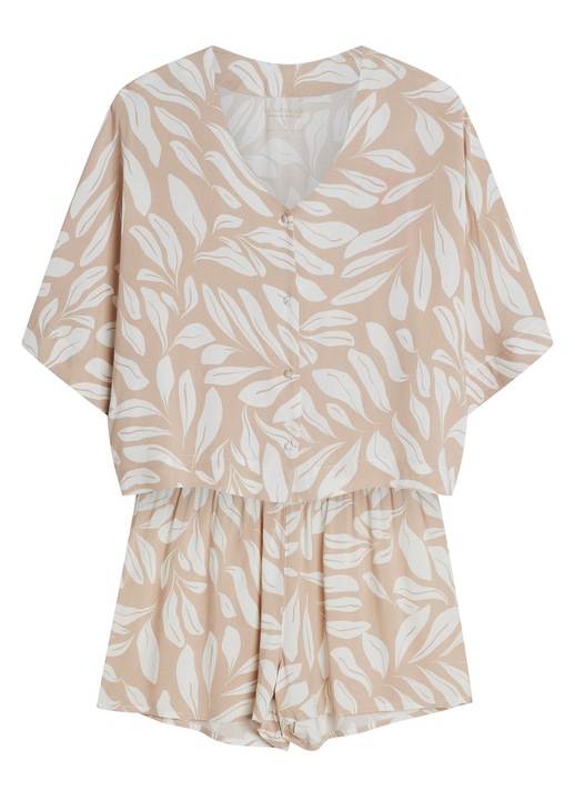 Pijama dama, confort, piersica, Dextra Henderson, Floral