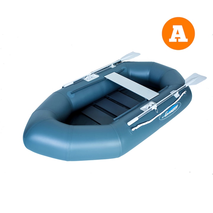 Barcă gonflabilă Gladiator UN 260SF, 2 persoane, gri închis, 260x134cm