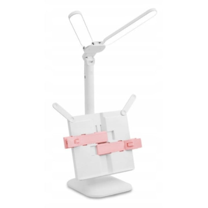 Lampa birou 2 in 1, Bibury, dubla, reglabila, 3 temperaturi de culoare, multicolor