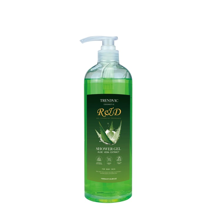 Trendvic Cosmetic Aloe Vera hidratáló tusfürdő gél, 1000ml