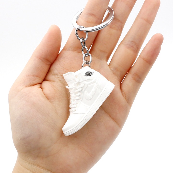 3D kulcstartó, kosárlabda cipő, PVC, 5x2x2cm