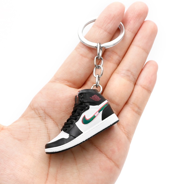 3D kulcstartó, kosárlabda cipő, PVC, 5x2x2cm