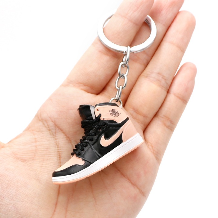 3D kulcstartó, kosárlabda cipő, PVC, 5x2x2cm