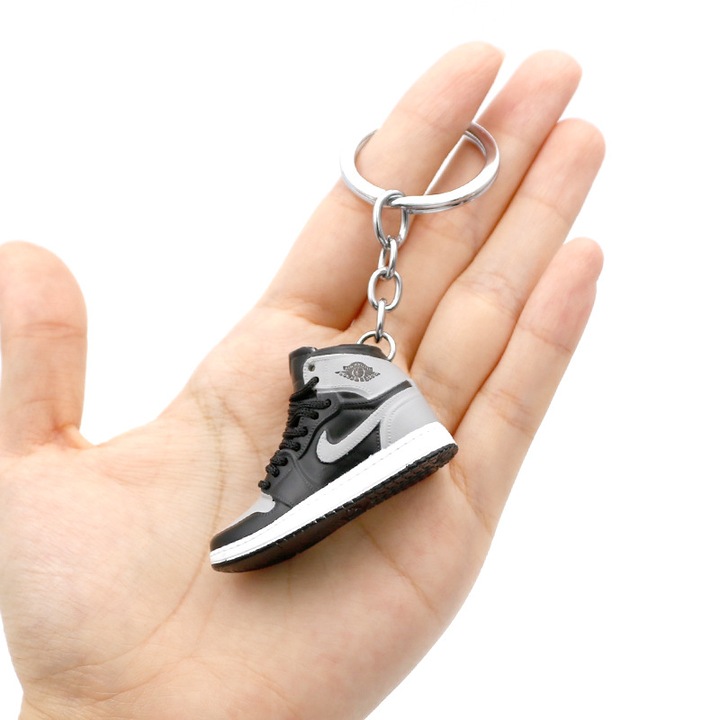 3D kulcstartó, kosárlabda cipő, PVC, 5x2x2cm