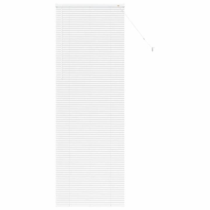 Jaluzele venetiene Manual vidaXL, Alb 220 x 70 cm Aluminiu