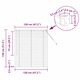 Jaluzele venetiene Manual vidaXL, Gri inchis 130 x 120 cm Aluminiu