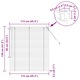 Jaluzele venetiene Manual vidaXL, Gri inchis 130 x 115 cm Aluminiu