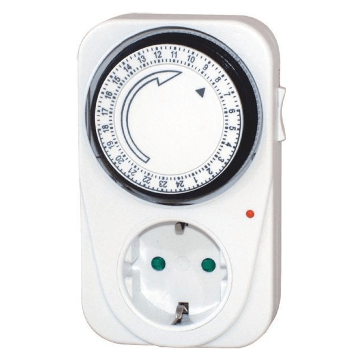 Temporizator mecanic zilnic (Priză programabilă) 16(2)A 230V 3680W Extra Star