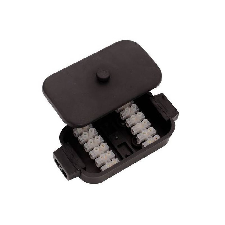 Doza exterior legaturi triple KAMAR, garnituri izolare, prindere surub, 3 locuri